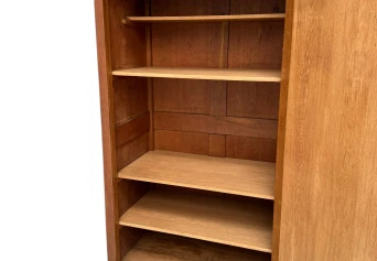 Arts & Crafts One-Door Armoire or Wardrobe Onder den Sint Maarten Style, 1900s